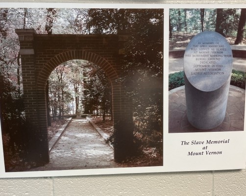  Mount Vernon Slave Cemetery View